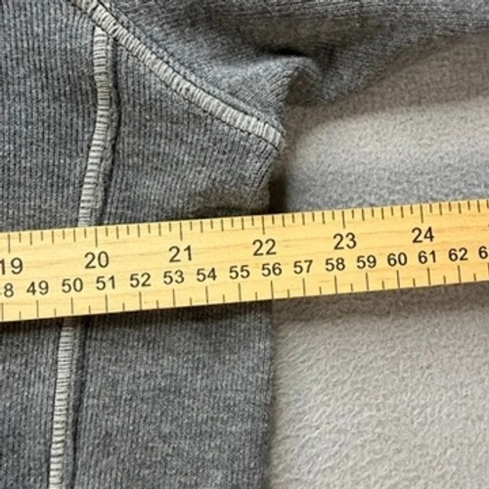 Tommy Bahama Relax Quarter Zip Pullover Sweater Relaxed Medium Gray Cotton Logo